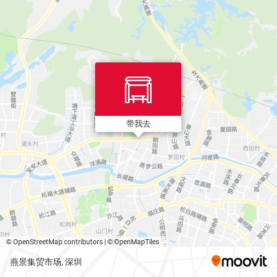 燕景集贸市场地图