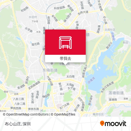 布心山庄地图