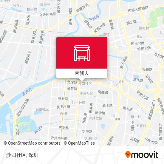 沙四社区地图