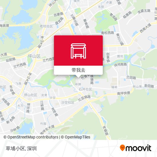 草埔小区地图