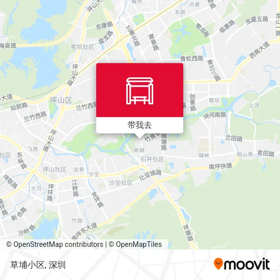 草埔小区地图