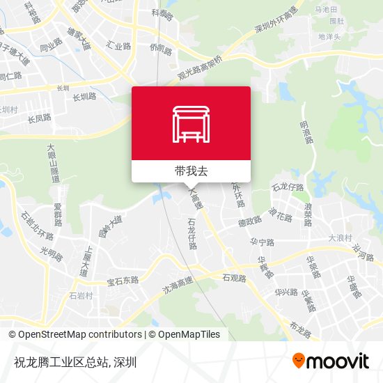 祝龙腾工业区总站地图