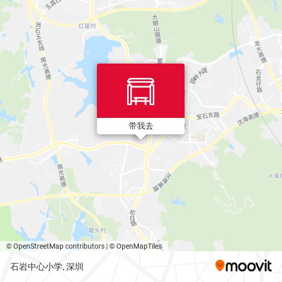 石岩中心小学地图