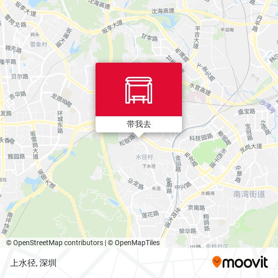 上水径地图