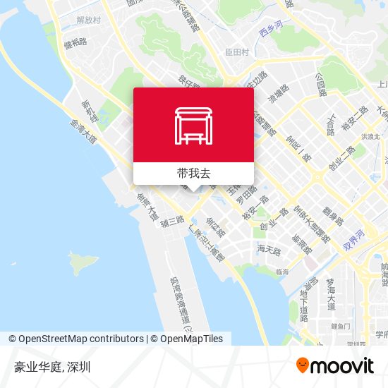 豪业华庭地图