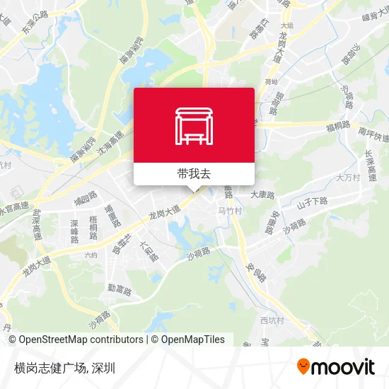 横岗志健广场地图