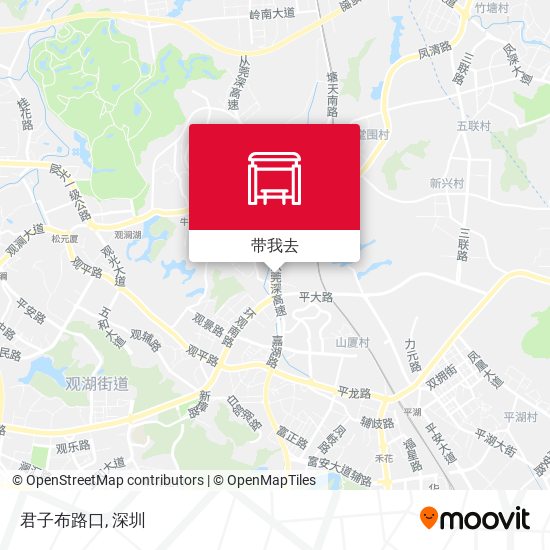 君子布路口地图