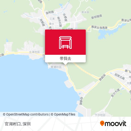 官湖村口地图