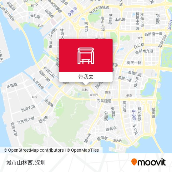 城市山林西地图