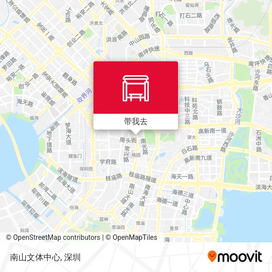南山文体中心地图