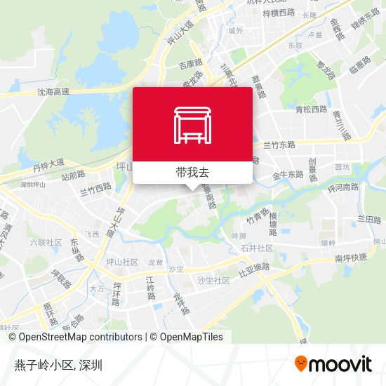 燕子岭小区地图