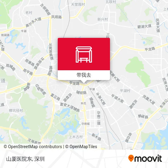 山厦医院东地图