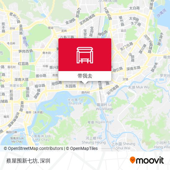 蔡屋围新七坊地图