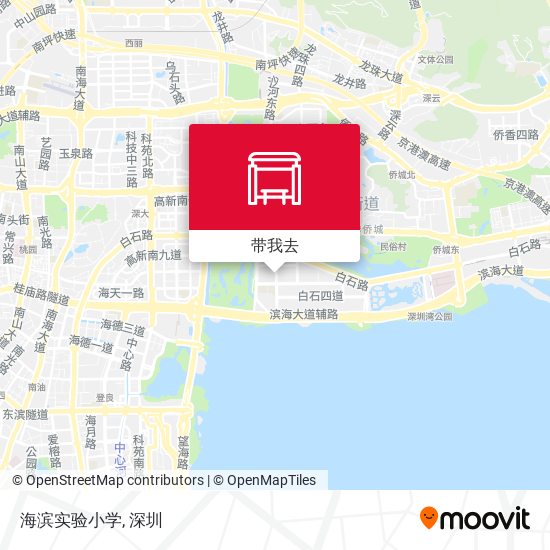 海滨实验小学地图