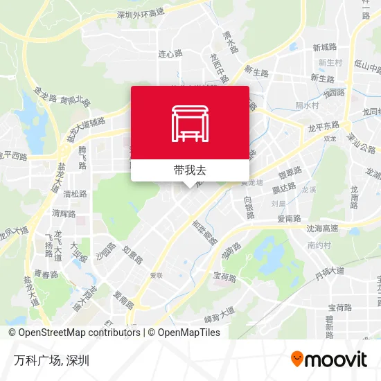 万科广场地图