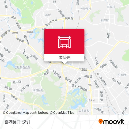 嘉湖路口地图