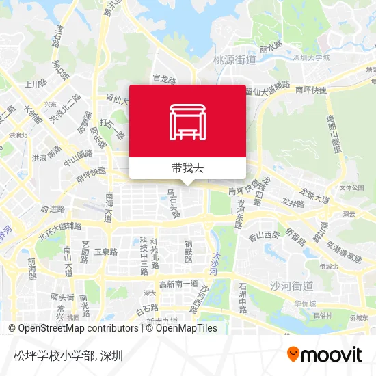松坪学校小学部地图