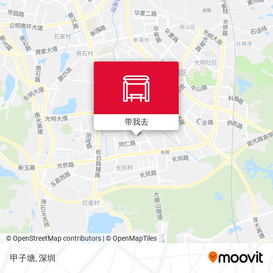 甲子塘地图