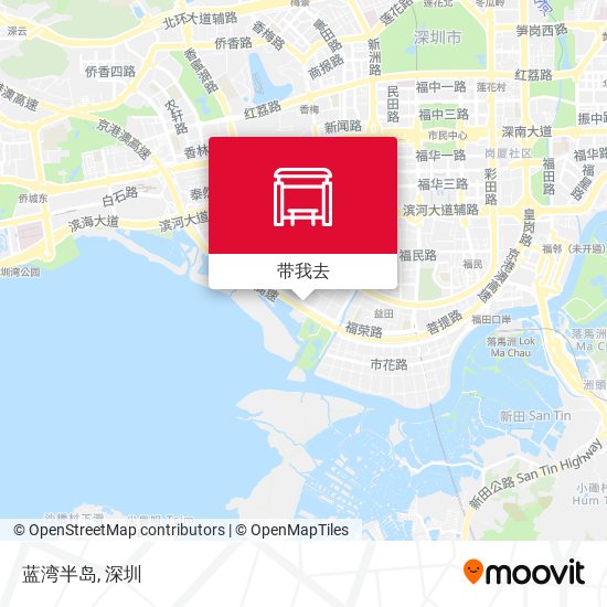 蓝湾半岛地图