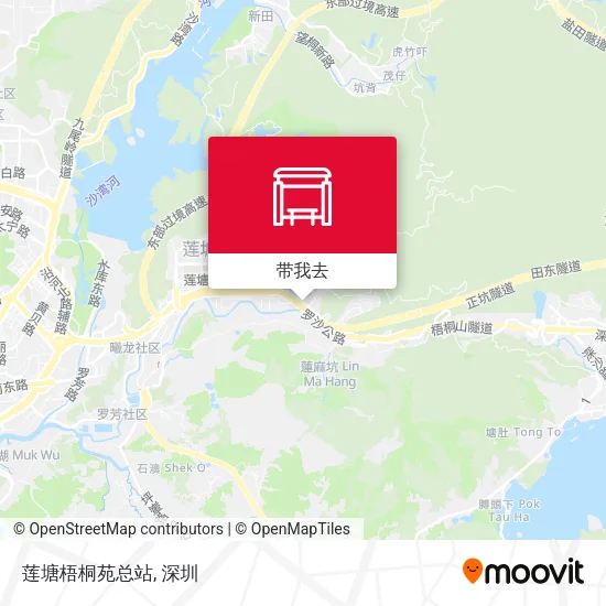 莲塘梧桐苑总站地图