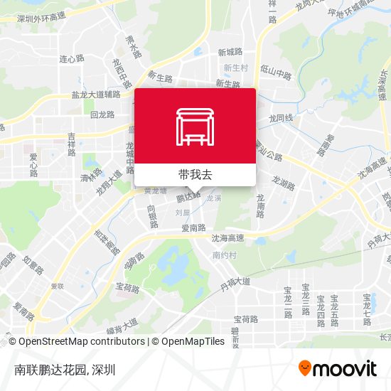 南联鹏达花园地图