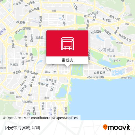 阳光带海滨城地图