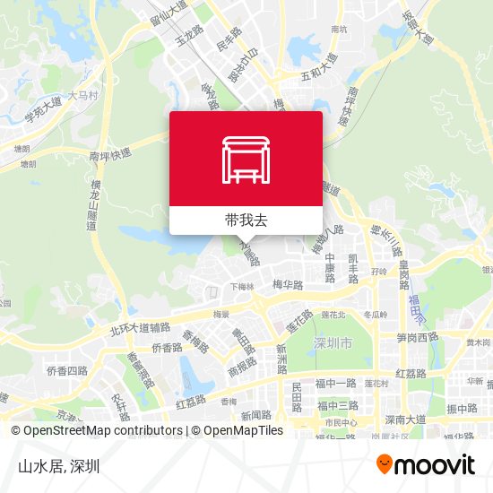 山水居地图