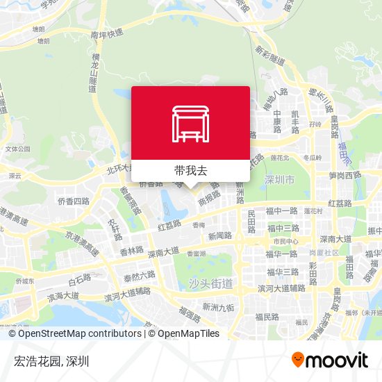 宏浩花园地图