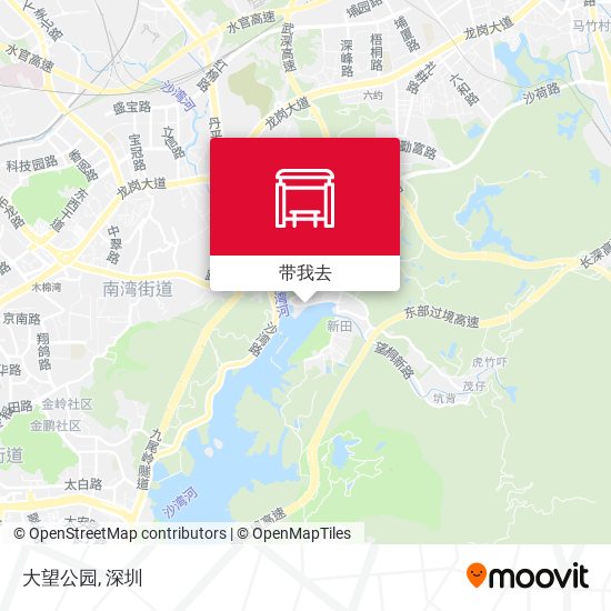 大望公园地图