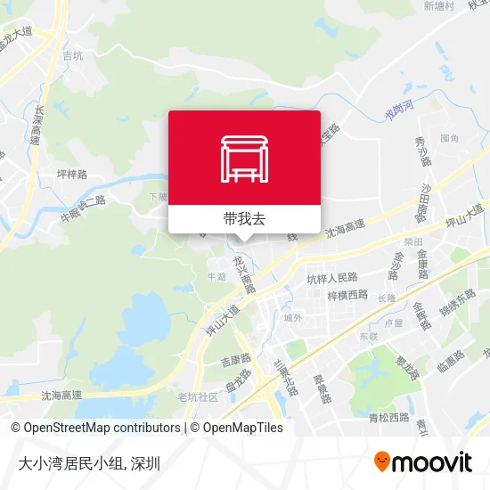 大小湾居民小组地图