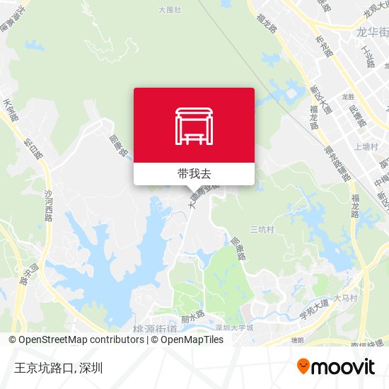 王京坑路口地图