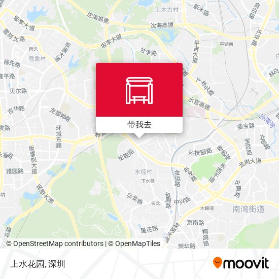 上水花园地图