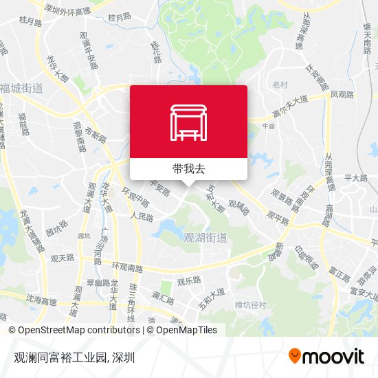 观澜同富裕工业园地图