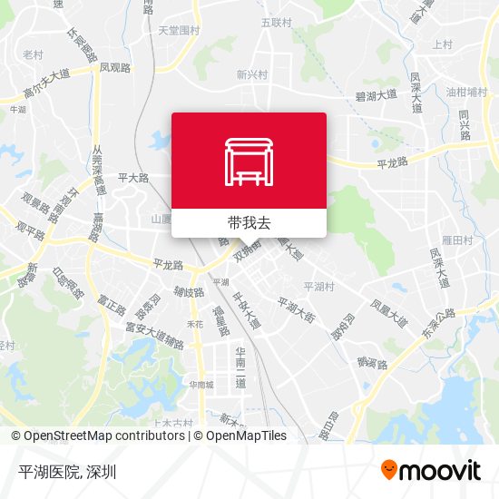 平湖医院地图