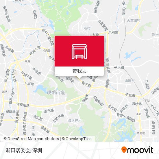 新田居委会地图