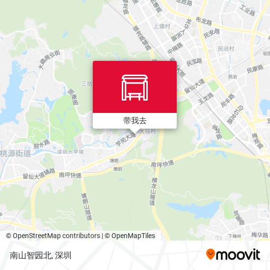 南山智园北地图