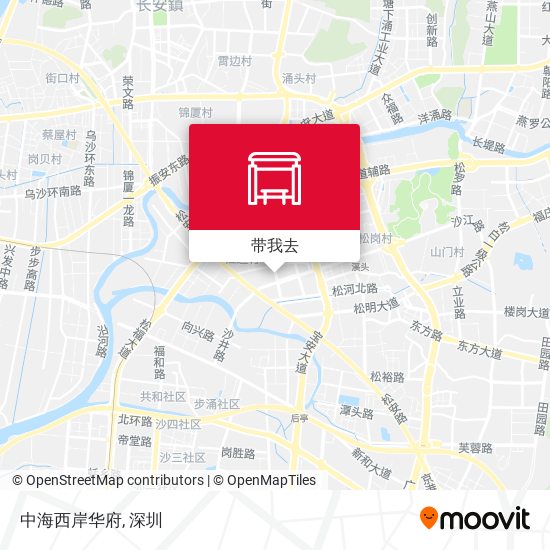 中海西岸华府地图