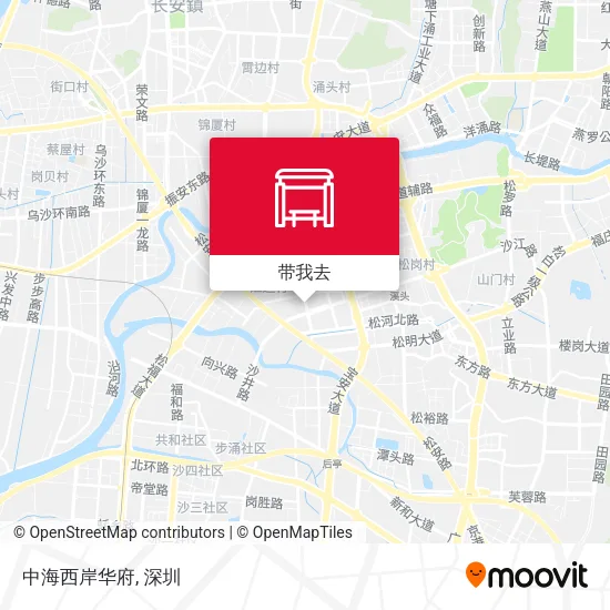 中海西岸华府地图