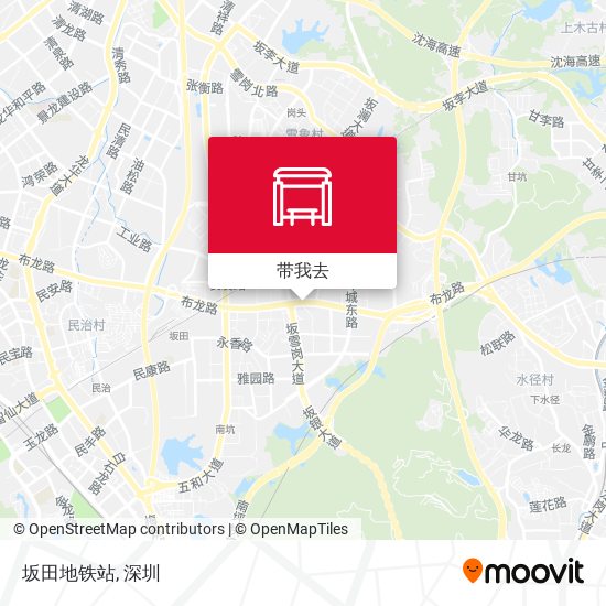 坂田地铁站地图