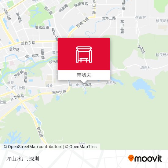 坪山水厂地图