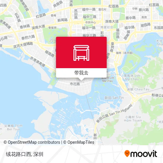 绒花路口西地图