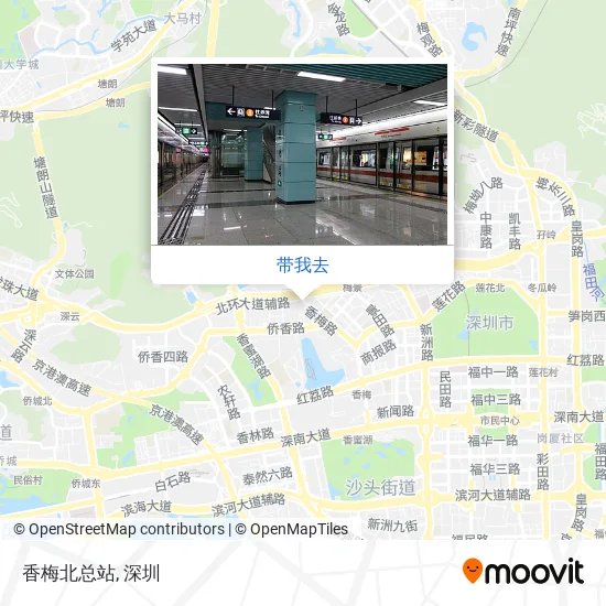 香梅北总站地图