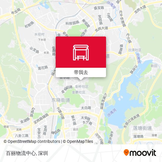 百丽物流中心地图