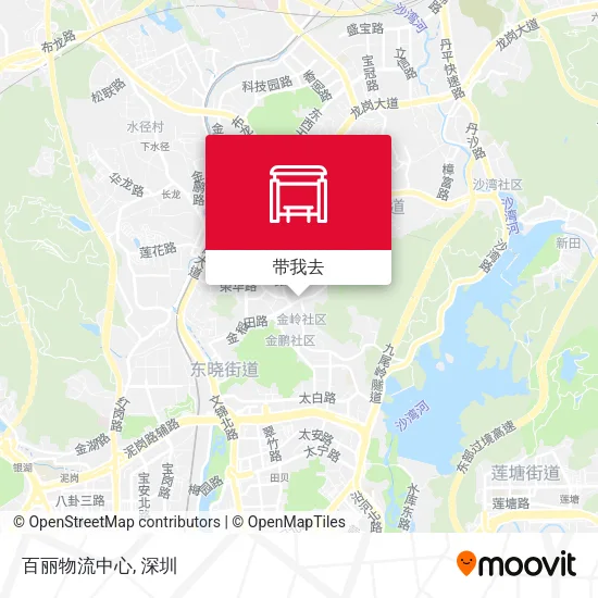 百丽物流中心地图