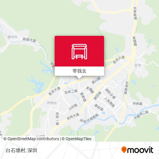 白石塘村地图