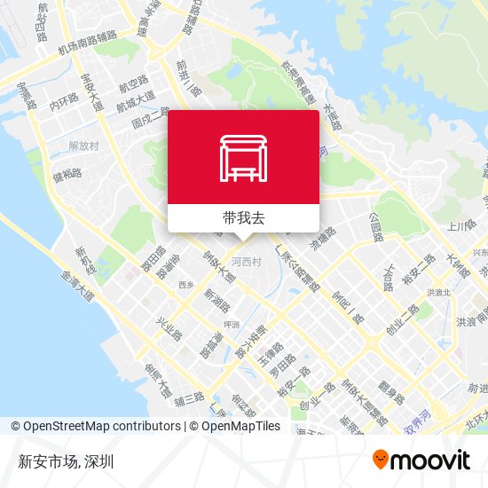 新安市场地图