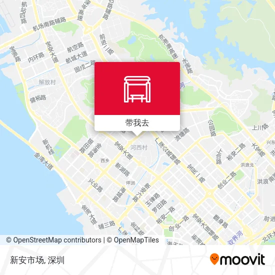 新安市场地图