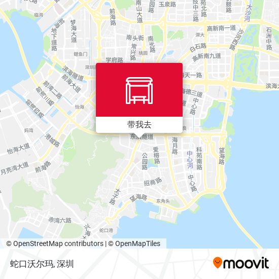 蛇口沃尔玛地图