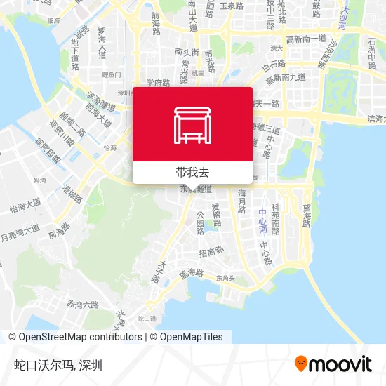 蛇口沃尔玛地图