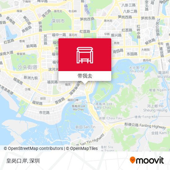 皇岗口岸地图